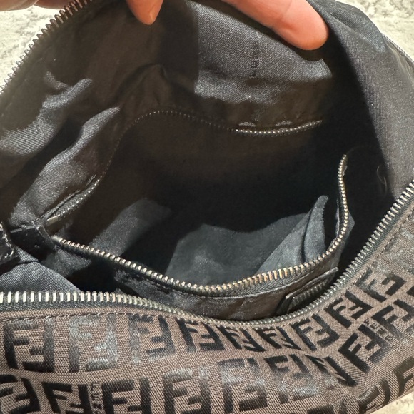 Prew-Owned FENDI Zucca Shoulder Bag - Picture 9 of 15